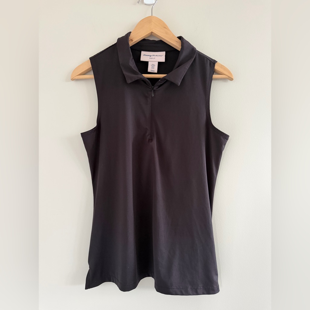 Tommy Bahama Women’s Medium Golf Tennis Moisture Wicking Upf 50 Performance Polo